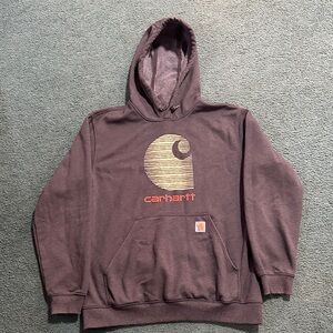 Carhartt Dark Gray Hoodie with Logo